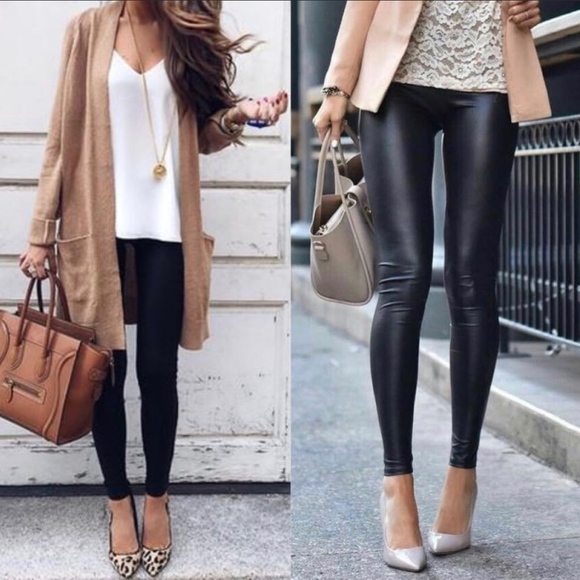 Aluna Levi Pants - Stretchy  Faux leather leggings